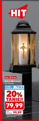 Znicz Alba krzyż bez wkładu promocja w Kaufland