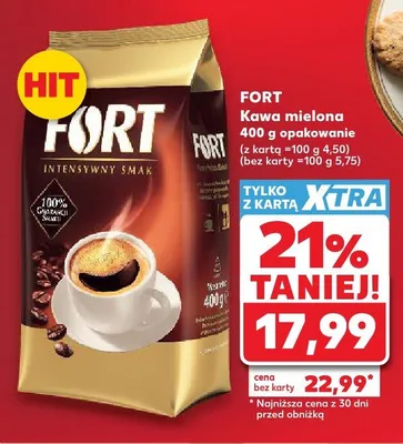 Kawa mielona Fort promocja w Kaufland