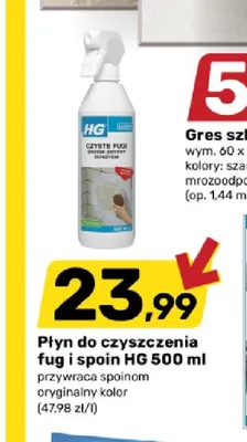 Płyn do czyszczenia fug i spoin HG promocja w Bricomarche
