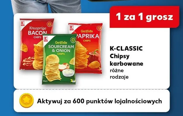 Chipsy kartoflane różne rodzaje promocja w Kaufland