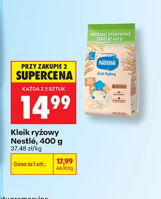 Kleik ryżowy Nestlé promocja w Biedronka