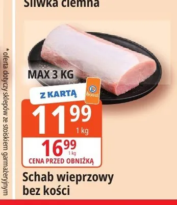 Schab wieprzowy bez kości promocja w Leclerc