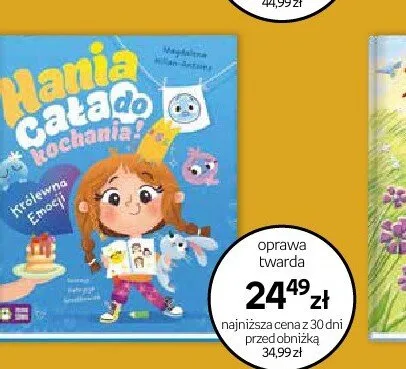 Książka Hania Cała do kochania! oprawa twarda promocja w Dzień Dziecka