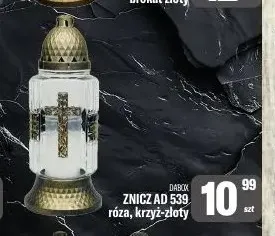Znicz Ad La 539 róża krzyż-złoty Dabex promocja w Tomi Markt