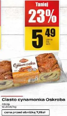Ciasto cynamonka oskroba promocja w Supeco