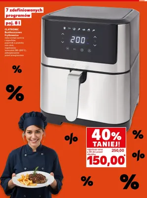 Bezttuszczowa frytkownica pojemnik 8 l promocja w Kaufland