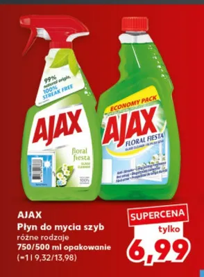 Płyn do mycia szyb Floral Fiesta Economy Pack Ajax promocja w Kaufland