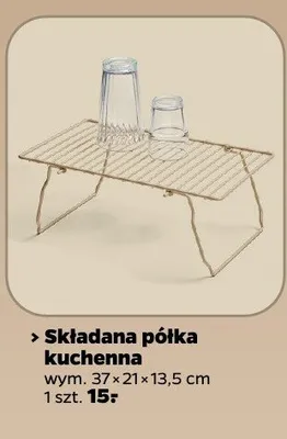 Składana półka kuchenna promocja w Netto