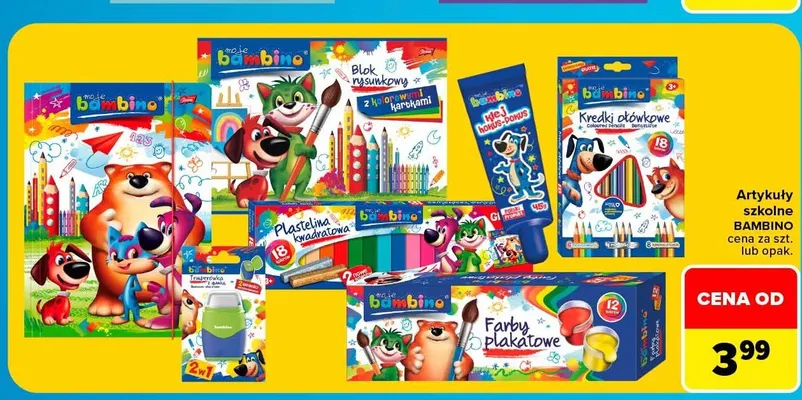 Artykuły szkolne Bambino promocja w Carrefour Market