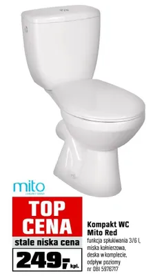 Kompakt WC Mito Red promocja w OBI