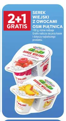 Serek Wiejski z brzoskwinią Piątnica promocja w Stokrotka