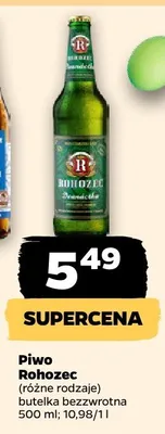 Piwo (różne rodzaje) butelka bezzwrotna promocja w Netto