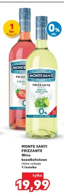 Wino bezalkoholowe Monte Santi Frizzante Mojito Moscato promocja w Kaufland