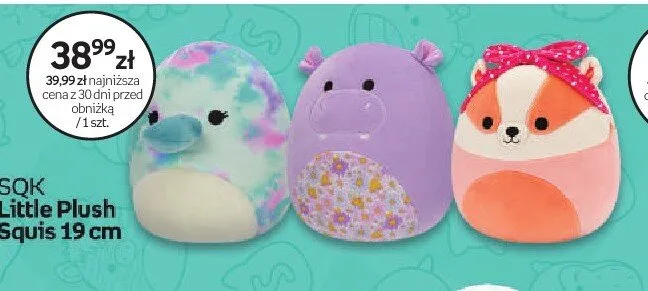 Pluszak Squishmallows SQK Little Plush Squis 19cm promocja w Empik