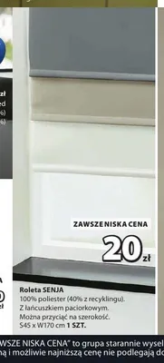 Roleta SENJA 100% poliester S45 x W170cm promocja w Jysk