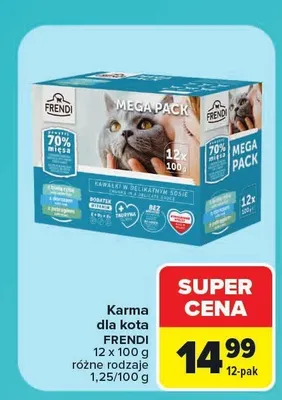 Karma dla kota Frendi 12-pak promocja w Carrefour