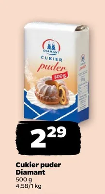 Cukier puder 500 g promocja w Netto