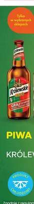 Piwo Królewskie Jasne Pełne promocja w Biedronka