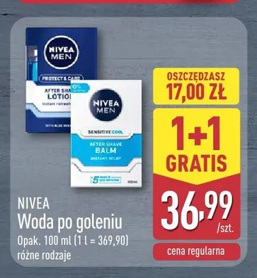 Balsam po goleniu Nivea Men Sensitive Cool promocja w Aldi