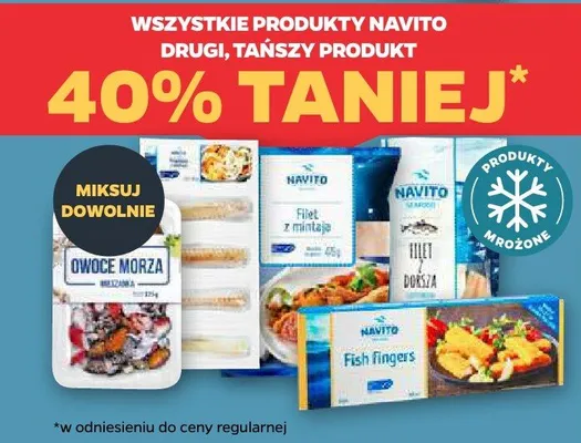 Wszystkie produkty drugi -40% Navito promocja w Netto