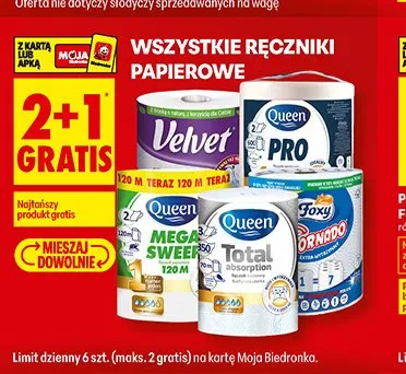 Ręczniki papierowe promocja w Biedronka