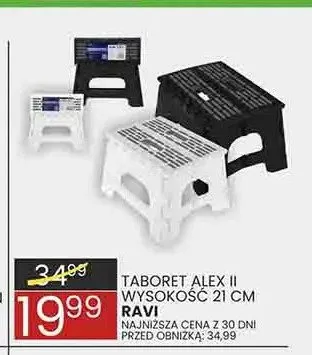 Taboret Alex II Ravi promocja w Wafelek