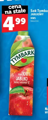 Sok Tymbark jabłkowy promocja w TOPAZ