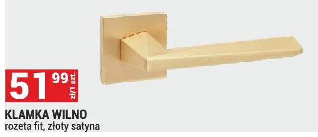 Klamka WILNO promocja w Merkury Market