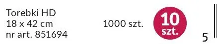 Torebki HD 18 x 42 cm promocja w Makro