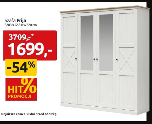 Szafa Frija Black Red White promocja w Black Red White
