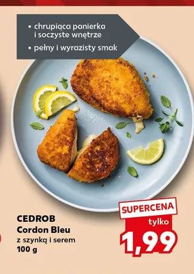 Cordon Bleu z szynką i serem Cedrob promocja w Kaufland