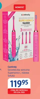 Szczoteczka soniczna Supersonic+ Controly promocja w Drogerie DM