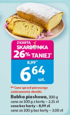 Babka piaskowa promocja w Auchan