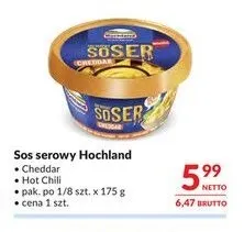 Sos serowy Hochland Hot Chili promocja w Makro