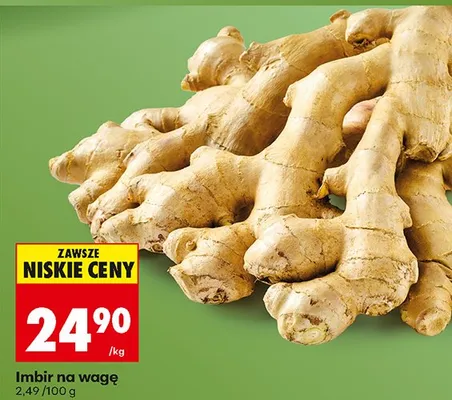 Imbir na wagę promocja w Biedronka
