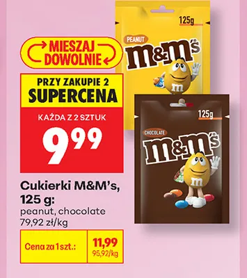 Cukierki M & M's chocolate promocja w Biedronka