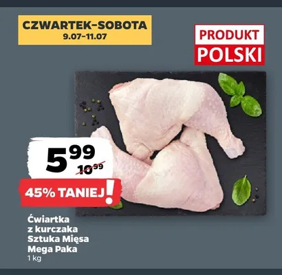 Ćwiartka z kurczaka Sztuka Mięsa promocja w Netto