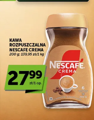 Kawa rozpuszczalna Nescafe Crema promocja w Euro Sklep