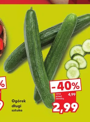 Ogórek długi Kaufland promocja w Kaufland