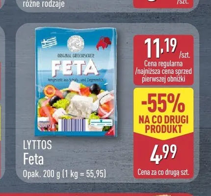 Feta Lyttos promocja w Aldi