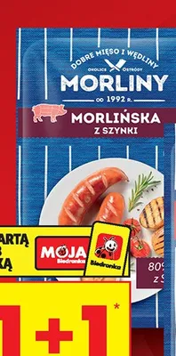 Kiełbasa morlińska z szynki promocja w Biedronka