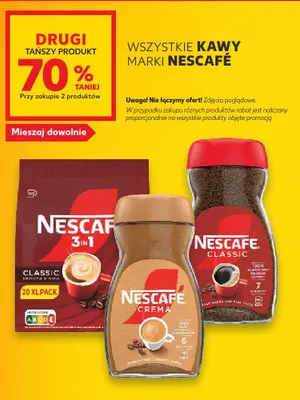 Kawa rozpuszczalna Nescafé Crema promocja w Kaufland