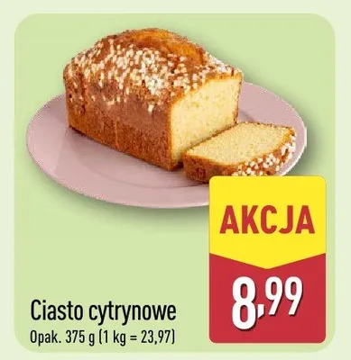 Ciasto cytrynowe promocja w Aldi