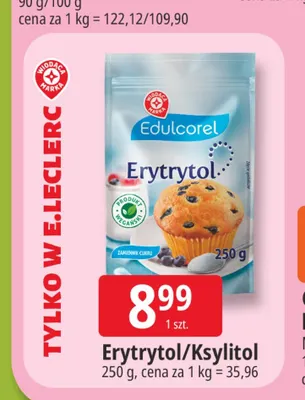 Ksylitol Edulcorel promocja w Leclerc