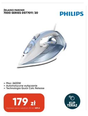 Żelazko parowe Philips 7000 Series promocja w Max Elektro
