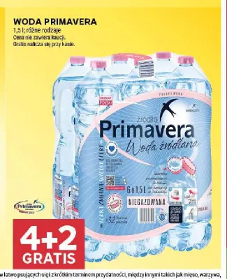 Woda Primavera promocja w Stokrotka