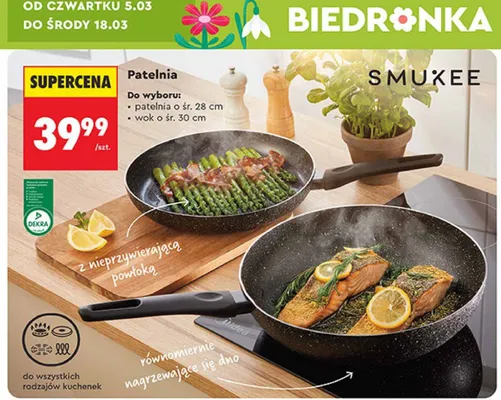 Wok o śr. 30 cm promocja w Biedronka