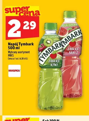 Napój Tymbark jabłko arbuz promocja w TOPAZ