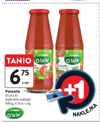 Passata O LA LA! promocja w Intermarche