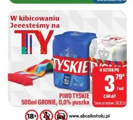Piwo bezalkoholowe Tyskie promocja w Tomi Markt